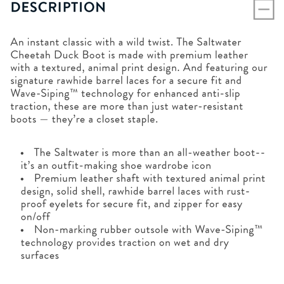 Sperry Saltwater Cheetah Gray Women's Duck Boots Size 7.5 - Picture 12 of 12